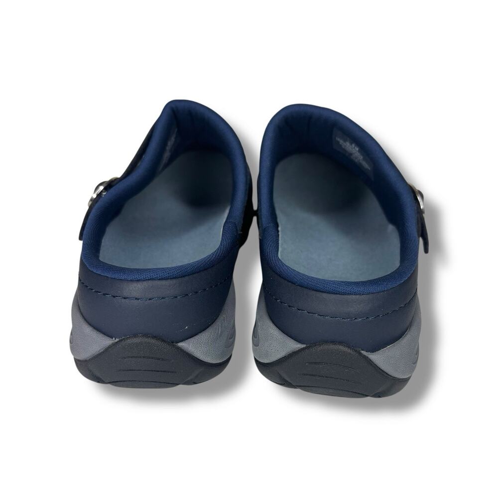 Easy Spirit Women's Size 9 M Seequinox Slip On Clog Loafer Blue Leather Comfort - Picture 5 of 9